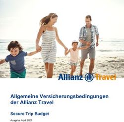 Allgemeine Versicherungsbedingungen der Allianz Travel