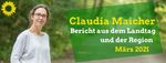 Landtagsarbeit und Aktuelles - Claudia Maicher