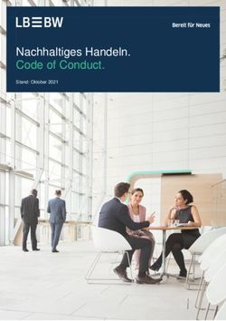 Nachhaltiges Handeln. Code of Conduct - LBBW