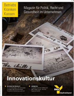 Innovationskultur - BKK Dachverband