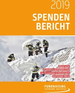 2019 SPENDEN BERICHT - Alles zum Spendenverhalten und -aufkommen in Österreich auf einen Blick - Fundraising ...