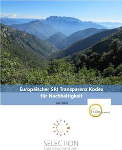 Europäischer SRI Transparenz Kodex - für Nachhaltigkeit Juli 2022