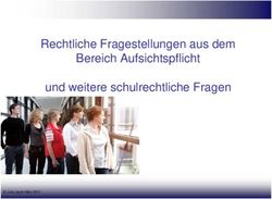 Rechtliche Fragestellungen aus dem Bereich Aufsichtspflicht und weitere schulrechtliche Fragen - Peter Peltzer Weil jeder etwas dazu weiß ...