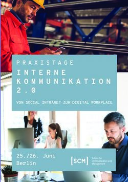 0 VOM SOCIAL INTRANET ZUM DIGITAL WORKPLACE - 25./26. Juni Berlin - SCM-Praxistage