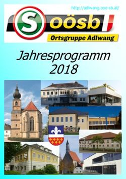 Jahresprogramm 2018 O&Ouml; Seniorenbund