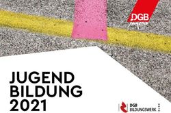 JUGEND BILDUNG - DGB Bildungswerk Bund