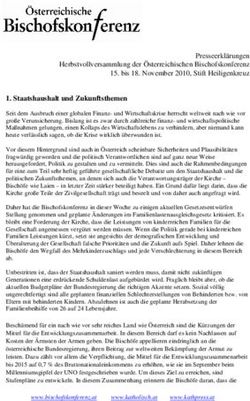 Staatshaushalt und Zukunftsthemen