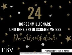 B&Ouml;RSENMILLION&Auml;RE UND IHRE ERFOLGSGEHEIMNISSE