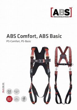 ABS Comfort, ABS Basic - PS-Comfort, PS-Basic - SafetyConcept