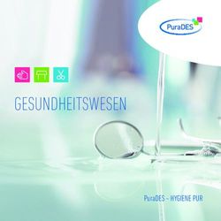 GESUNDHEITSWESEN PuraDES - HYGIENE PUR