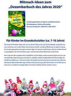 Mitmach-Ideen zum "Dezemberbuch des Jahres 2020"