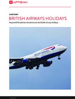 BRITISH AIRWAYS HOLIDAYS - CASE STUDY Respond EFM optimiert Kundenservice bei British Airways Holidays