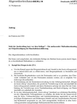 Antrag - Abgeordnetenhaus von Berlin
