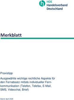 Merkblatt - Praxistipp Ausgew&auml;hlte wichtige rechtliche Aspekte f&uuml;r den Fernabsatz mittels individueller Fern-kommunikation Telefon, Telefax ...