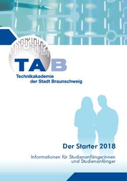 Der Starter 2018 Informationen f&uuml;r Studienanf&auml;ngerinnen und Studienanf&auml;nger - Technikakademie der Stadt Braunschweig