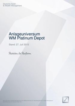 Anlageuniversum WM Platinum Depot - Stand: 27. Juli 2015