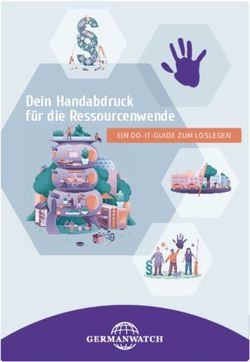 Dein Handabdruck für die Ressourcenwende - EIN DO-IT-GUIDE ZUM LOSLEGEN - Germanwatch eV