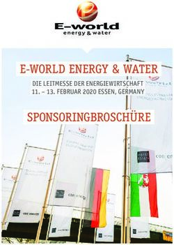 E-WORLD ENERGY & WATER SPONSORINGBROSCHÜRE - DIE LEITMESSE DER ENERGIEWIRTSCHAFT 11 - 13. FEBRUAR 2020 ESSEN, GERMANY