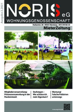 MieterZeitung - Mitgliederversammlung: Pr&auml;senzversammlung in der Pandemiezeit - WG NORIS