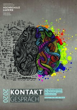 KONTAKT GESPR&Auml;CH Die Absolventenmesse der Hochschule Luzern Messebrosch&uuml;re - HSLU Career Service