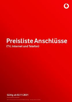 Preisliste Anschl&uuml;sse - (TV, Internet und Telefon) - G&uuml;ltig ab 02.11.2021 - Vodafone