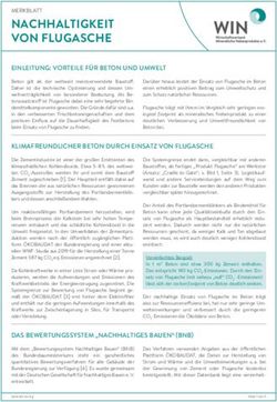 NACHHALTIGKEIT VON FLUGASCHE - EINLEITUNG: VORTEILE FÜR BETON UND UMWELT - win-ev.org