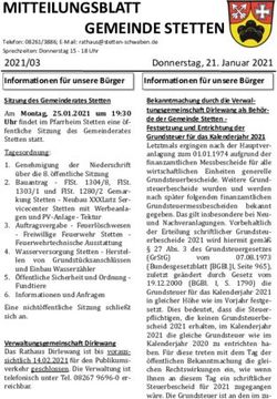MITTEILUNGSBLATT - Gemeinde Stetten