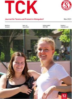 TCK Journal f&uuml;r Tennis und Freizeit in K&ouml;nigsdorf - Mai 2021
