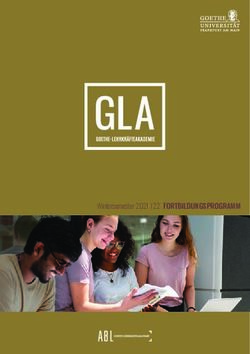 Wintersemester 2021 I 22 FORTBILDUNGSPROGRAMM - Uni Frankfurt