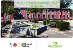 ENTSORGUNGSKALENDER 2022 - WEGBERG-Drekopf