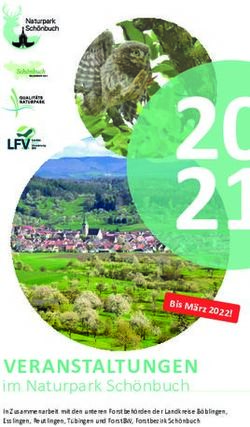 20 21 VERANSTALTUNGEN - im Naturpark Sch&ouml;nbuch - Naturpark Sch&ouml;nbuch