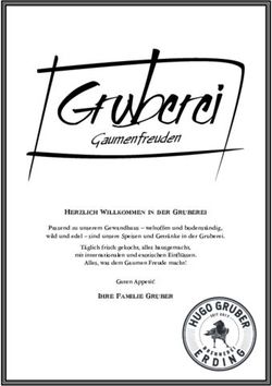 Gaumenfreuden - Gewandhaus Gruber