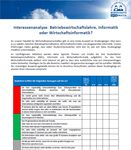 Wie sollte man Studieninteressierte über Wirtschaftsinformatik informieren?