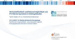 Wirtschaftlichkeit und Netzvertr&auml;glichkeit von PV-W&auml;rme-Systemen in Wohngeb&auml;uden