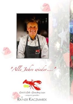 "Alle Jahre wieder ." - Cook & Chill Consulting GmbH