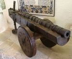 Kanone der Burg St.Vith aus dem 14./15. Jh. in Luxemburger Museum