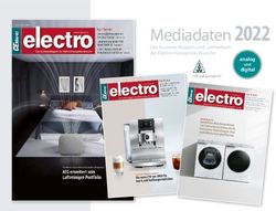 Mediadaten 2022 analog digital - Das Business-Magazin und Leitmedium der Elektro-Hausger&auml;te-Branche - CE-Markt electro