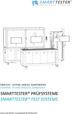 SMARTTESTER PRÜFSYSTEME SMARTTESTER TEST SYSTEMS - ÜBERSICHT - SYSTEME, MODULE, KOMPONENTEN OVERVIEW - SYSTEMS, MODULES, COMPONENTS