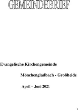 Evangelische Kirchengemeinde M&ouml;nchengladbach - Gro&szlig;heide April - Juni 2021 - Gro&szlig;heide