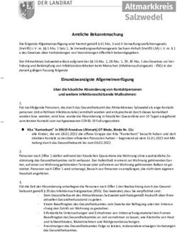 Amtliche Bekanntmachung - Altmarkkreis-Salzwedel