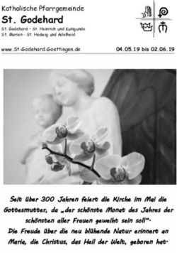 St. Godehard Katholische Pfarrgemeinde - Pfarrgemeinde St. Godehard