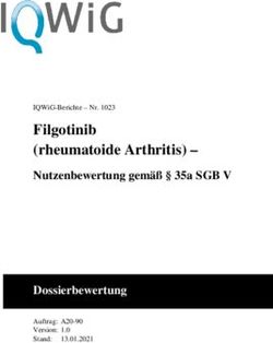 Filgotinib (rheumatoide Arthritis)- Nutzenbewertung gem&auml;&szlig; 35a SGB V Dossierbewertung - Gemeinsamer Bundesausschuss