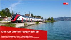 Die neuen Vertriebsl&ouml;sungen der SBB - Swiss Travel Management Forum, 6. September, Z&uuml;rich Stefan Haas / Gabriel Gysel, SBB Gesch&auml;ftskunden und ...