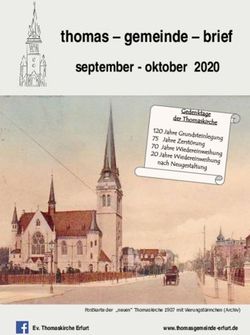 Thomas - gemeinde - brief - september - oktober 2020 - thomas - gemeinde - brief