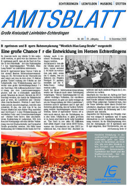 Eine gro&szlig;e Chance f&uuml;r die Entwicklung im Herzen Echterdingens