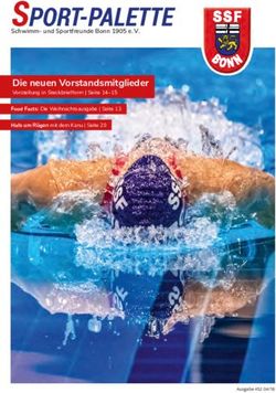 SPORT-PALETTE Die neuen Vorstandsmitglieder - Vorstellung in Steckbriefform | Seite 14-15 - SSF Bonn