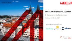 AUSSENWIRTSCHAFT AUSTRIA - E-Commerce in Tschechien Webinar | 30.06.2021 - WKO