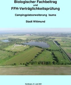 Biologischer Fachbeitrag FFH-Vertr&auml;glichkeitspr&uuml;fung - Campingplatzerweiterung Isums Stadt Wittmund - FFH-Vertr&auml;glichkeitspr&uuml;fung