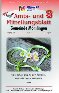 Amts- und Mitteilungsblatt - Gemeinde M&ouml;mlingen - Gemeinde M&ouml;mlingen