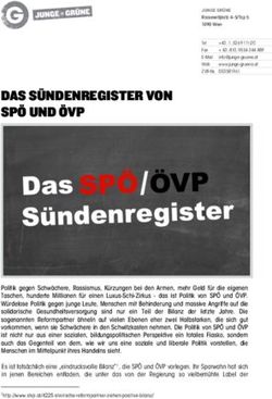 DAS SÜNDENREGISTER VON SPÖ UND ÖVP